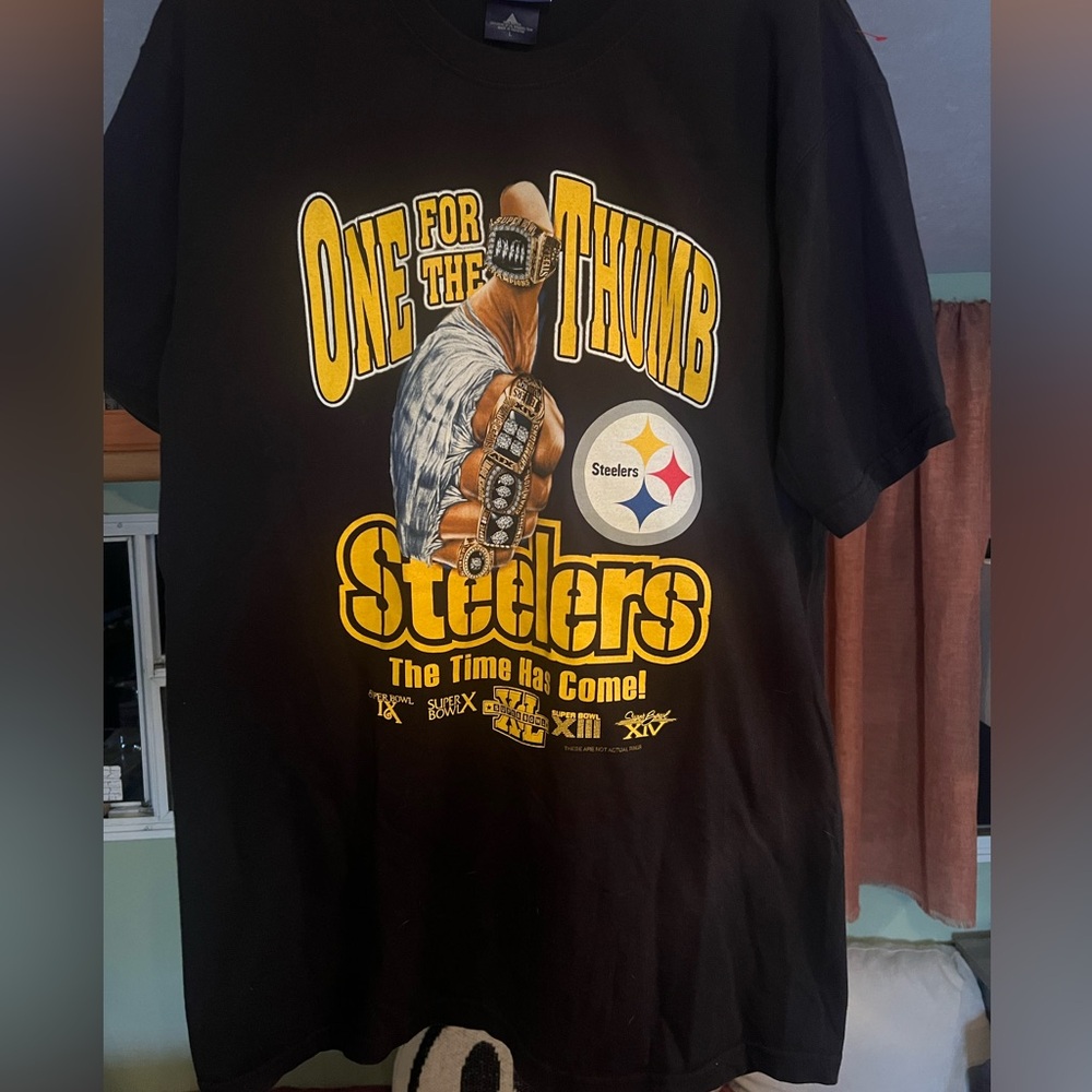 Vintage Pittsburg Steelers 2006 Super Bowl “One for the Thumb” Shirt